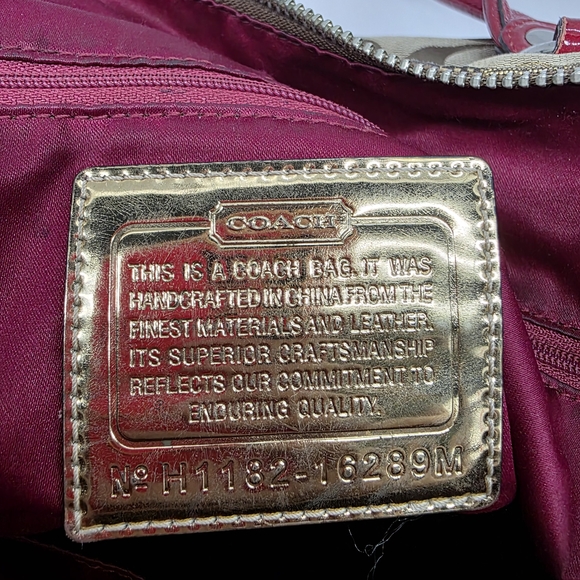 Stylish Tan and Red Women's Bag - Picture 7 of 12